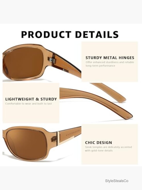 Polarized Wrap Around Sunglasses UV400 Protection Womens main image 7
